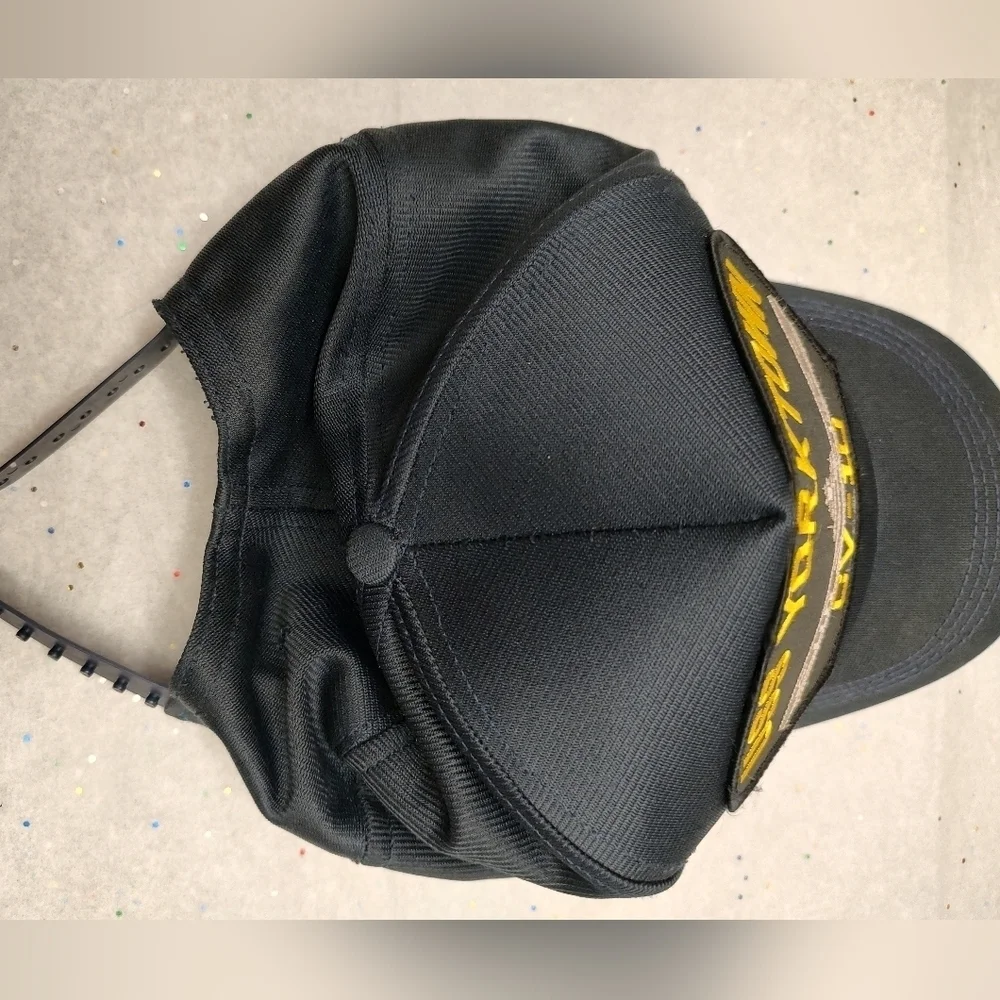 USS Yorktown CV-10 Navy Ship Hat Pre- Loved Official Ball Cap U.S.A Made No Tag - Picture 5 of 8